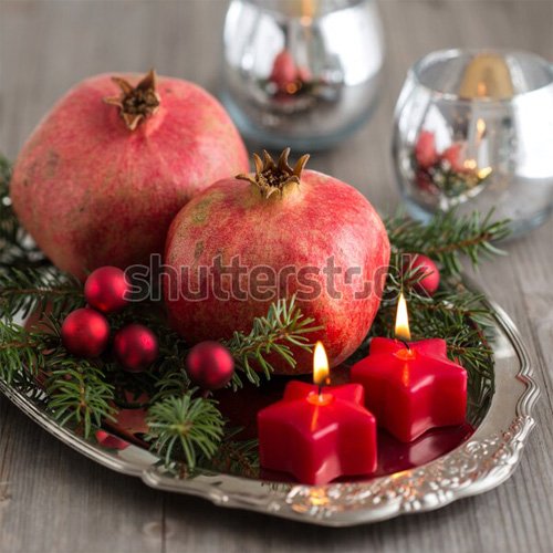  انار تزیین شده برای شب یلدا