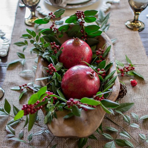  انار تزیین شده برای شب یلدا