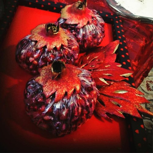  انار تزیین شده برای شب یلدا