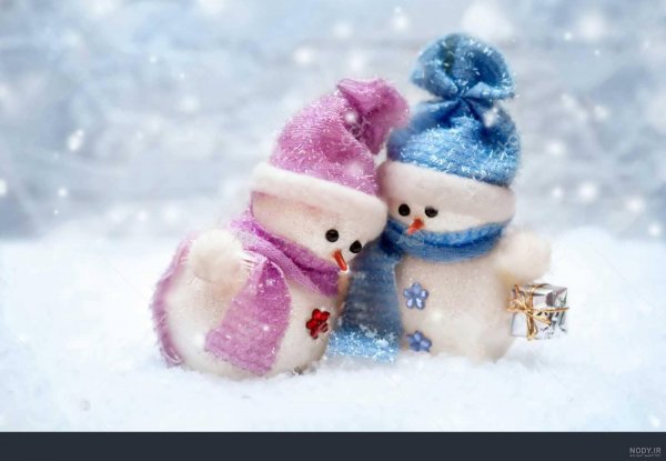  عکس برف کیوت