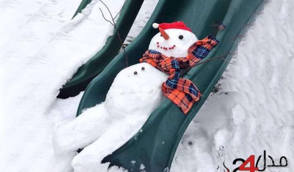  عکس برف کیوت