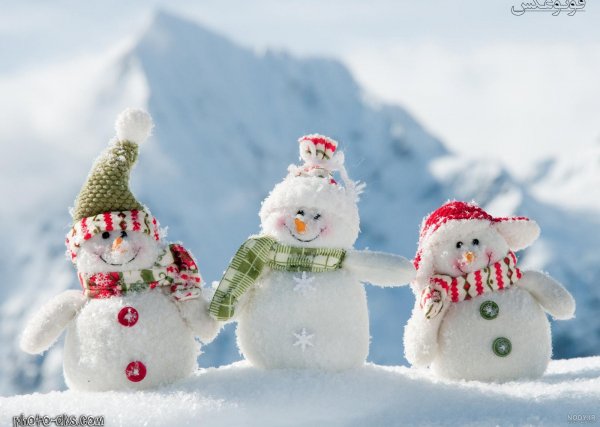  عکس برف کیوت