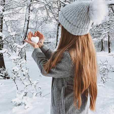  پروفایل زمستانی دخترانه اینستاگرام