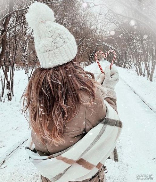  عکس دختر زمستانی فانتزی