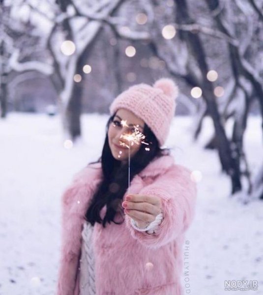  عکس دختر زمستانی فانتزی