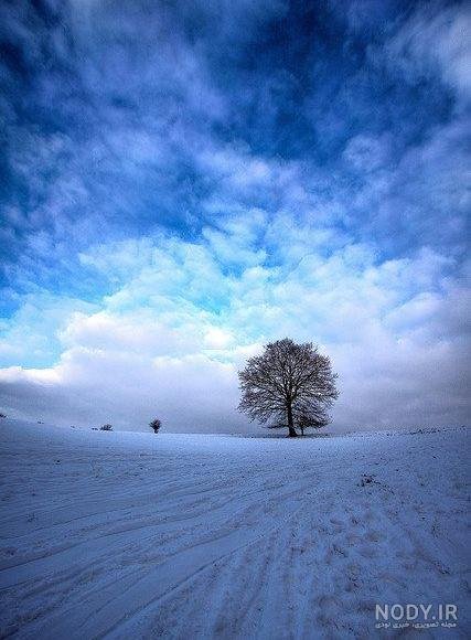 پروفایل زمستانی غمگین بدون متن