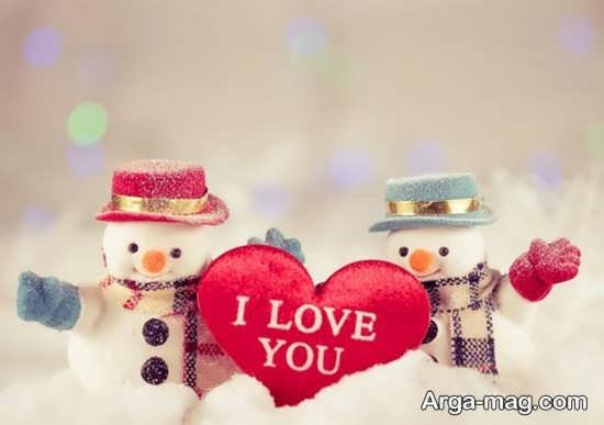  پروفایل برفی عاشقانه