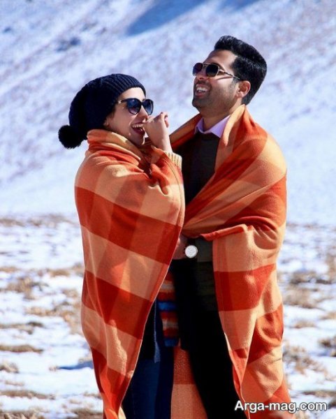  پروفایل برفی عاشقانه