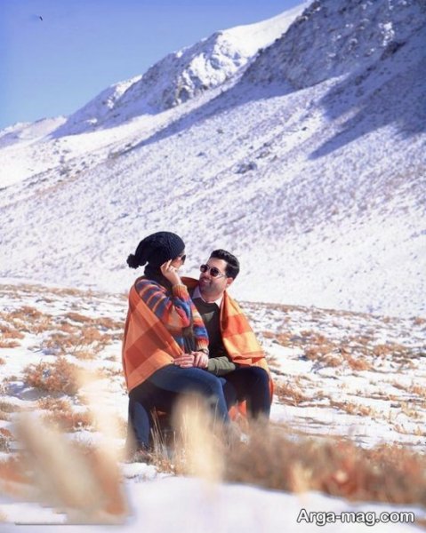  پروفایل برفی عاشقانه