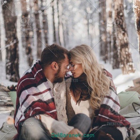  عکس دخـتر ایرانی در برف برای پروفایـل