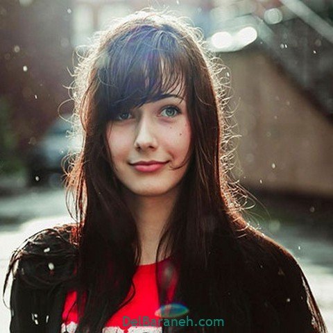  عکس دخـتر ایرانی در برف برای پروفایـل