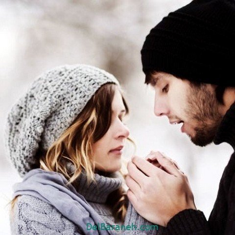  عکس دخـتر ایرانی در برف برای پروفایـل