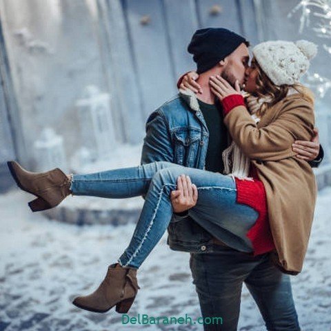  عکس دخـتر ایرانی در برف برای پروفایـل