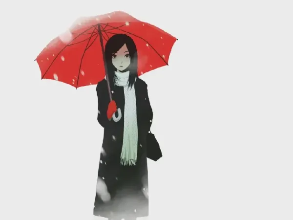  عکس دخـتر زیر برف برای پروفایـل