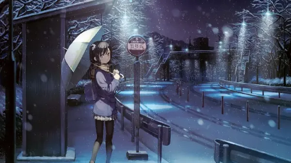  عکس دخـتر زیر برف برای پروفایـل