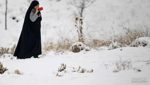  عکس دخـتر چادری در برف