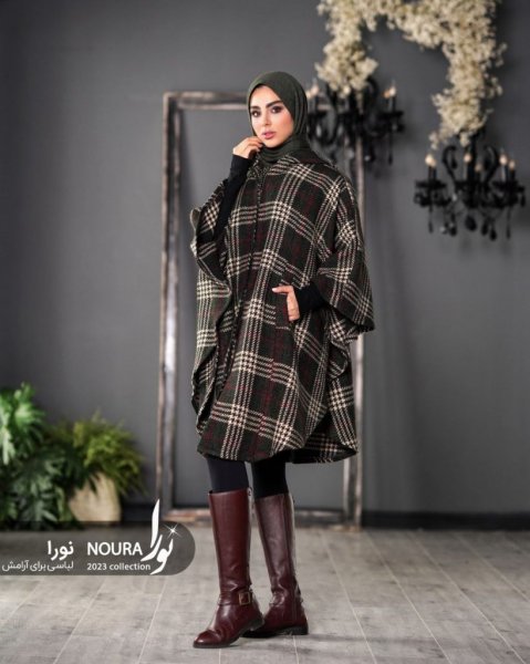 تیپ زمستانی دخترانه با حجاب