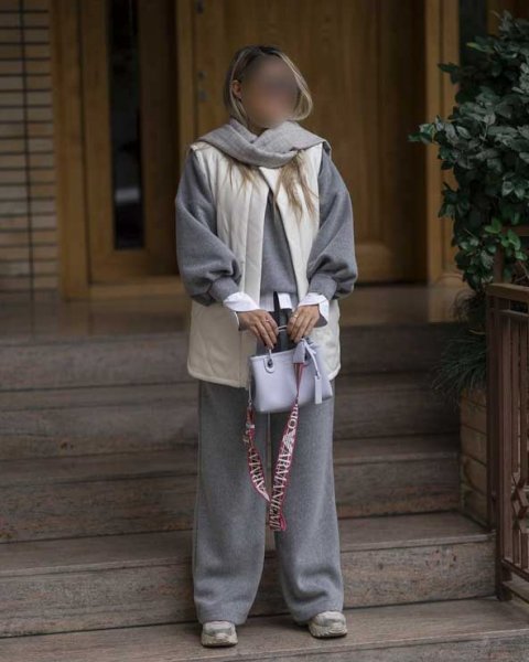 تیپ زمستانی دخترانه در اینستا