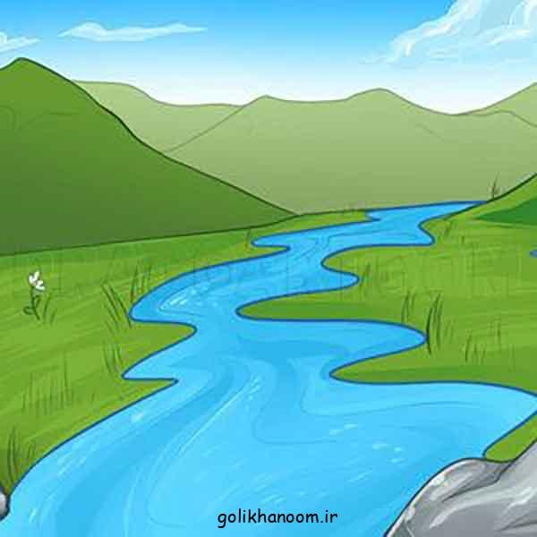 عکس آبشار نقاشی