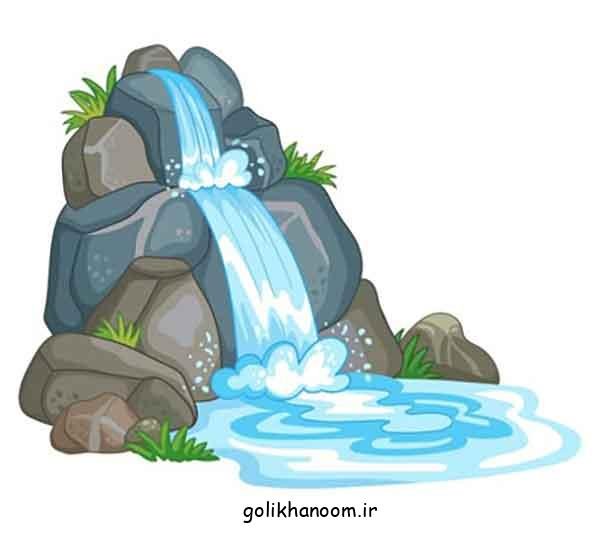  عکس آبشار نقاشی