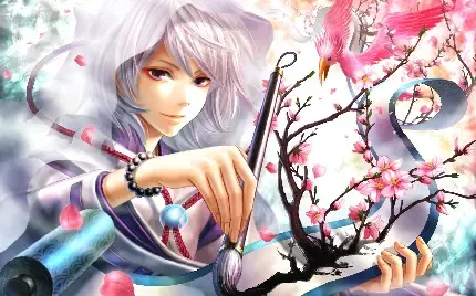  عکس گل و شکوفه سفید و صورتی