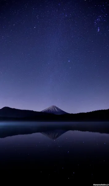  عکس دریا در شب زیبا