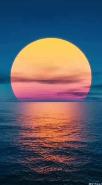  عکس دریا در شب زیبا