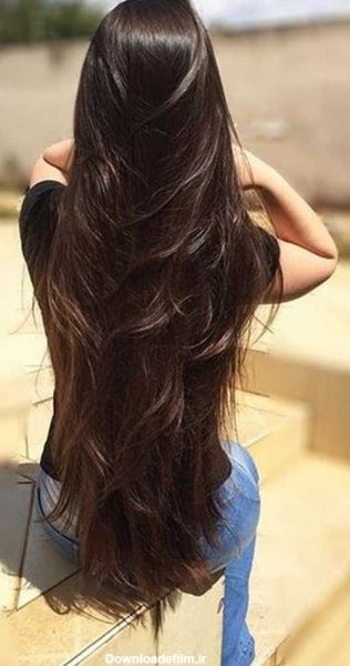 عکس دختر مو بلند برای پروفایل طبیعی