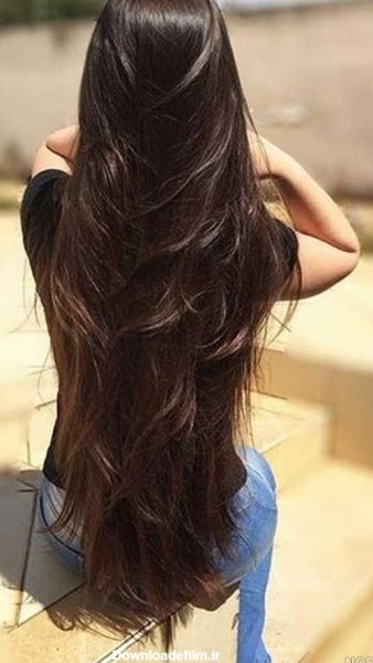  عکس دختر مو بلند فیک