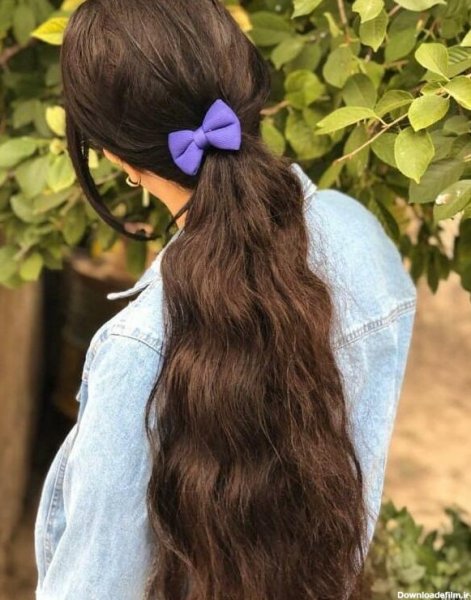 عکس پروفایل دختر مو بلند از پشت