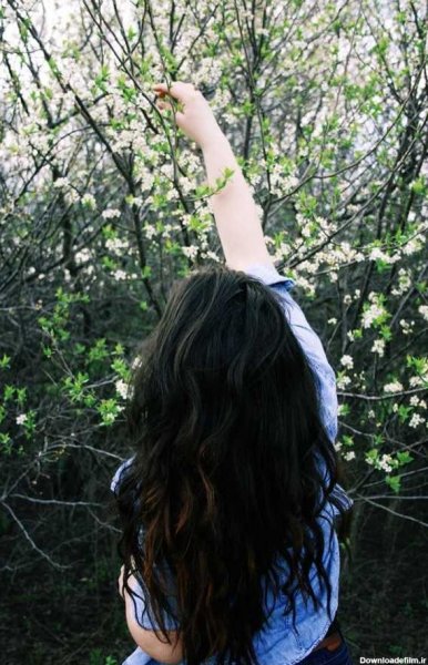  عکس پروفایل دختر مو بلند از پشت