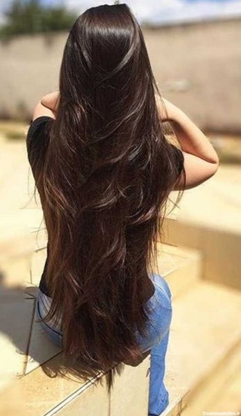  عکس پروفایل دختر مو بلند از پشت