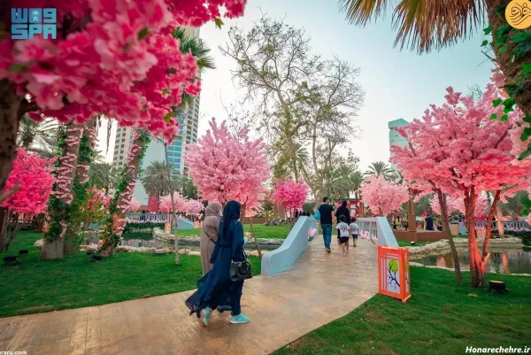  عکس باغ گل طبیعی