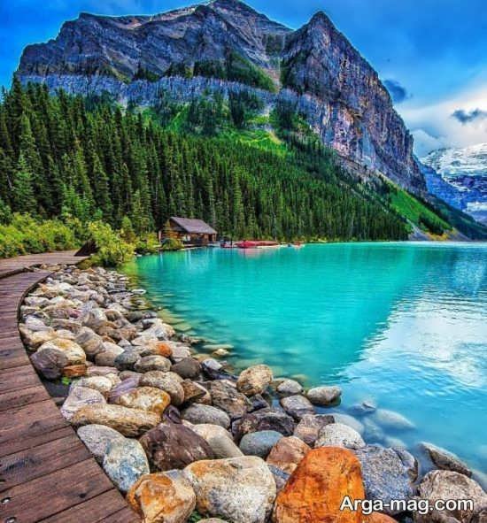  عکس منظره زیبا کوهی