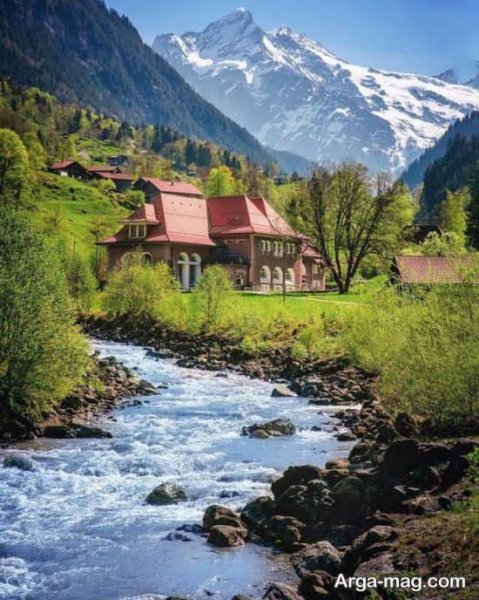  عکس منظره زیبا کوهی