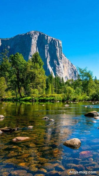  عکس منظره زیبا کوهی