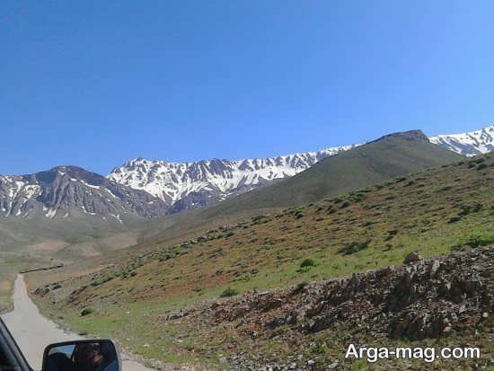  عکس منظره زیبا کوهی