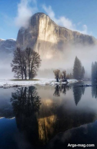  عکس منظره زیبا کوهی