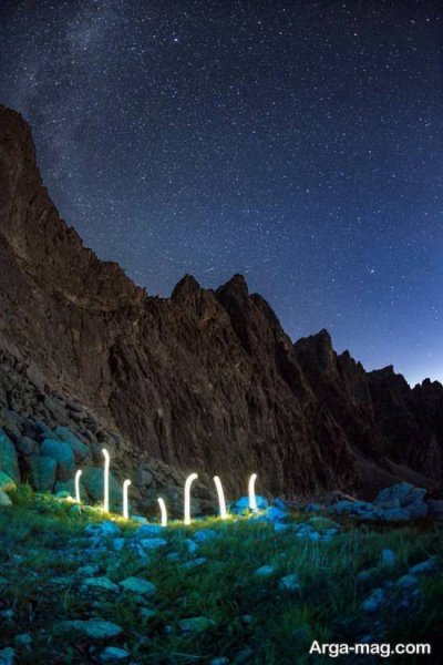  عکس منظره زیبا کوهی