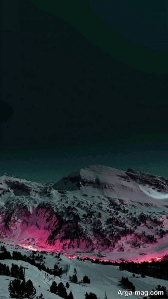  عکس منظره زیبا کوهی