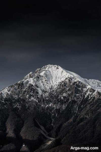  عکس منظره زیبا کوهی