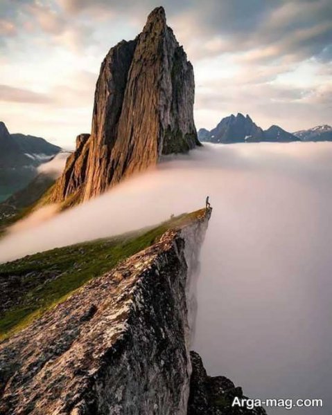  عکس منظره زیبا کوهی