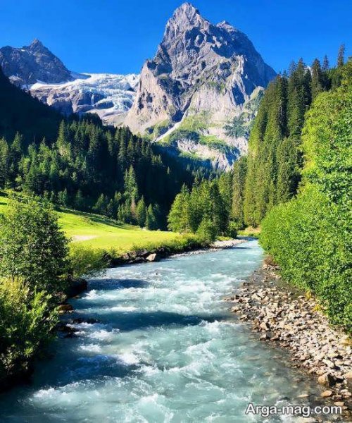  عکس منظره زیبا کوهی