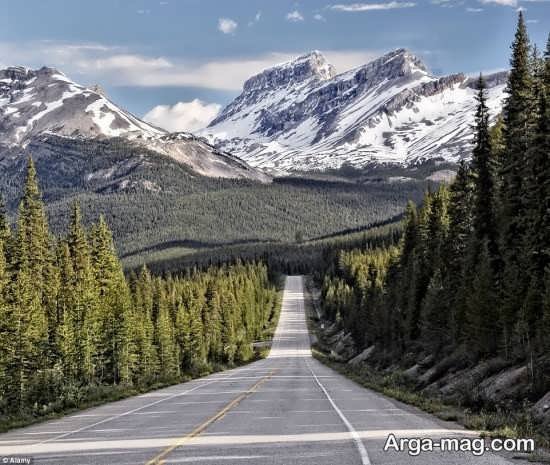  عکس منظره زیبا کوهی