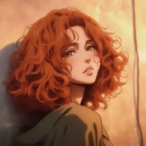  عکس دختر مو فرفری مشکی فانتزی