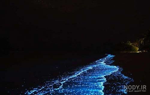 عکس دریا در شب برای پروفایل