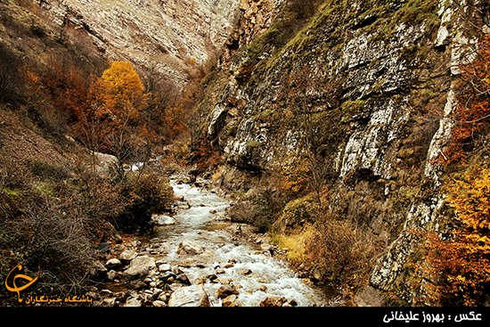  عکس جاده چالوس در پاییز