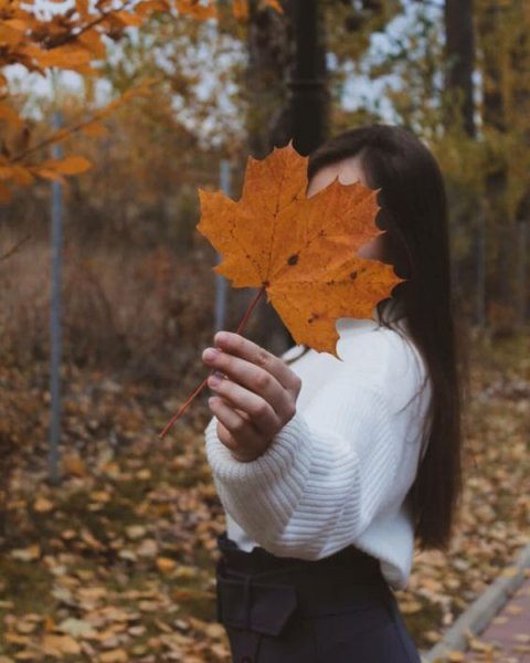 عکس دخترونه پاییزی