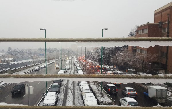 عکس خیابان های برفی