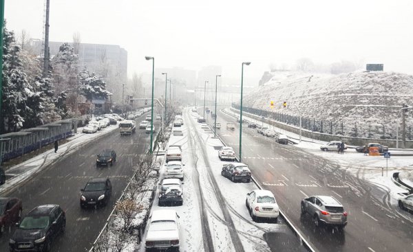  عکس خیابان های برفی